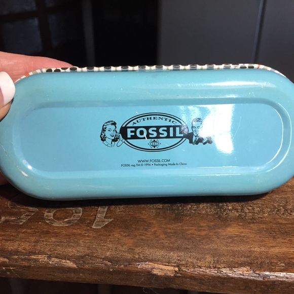 Fossil MCM metal glasses case vintage - Picture 7 of 9